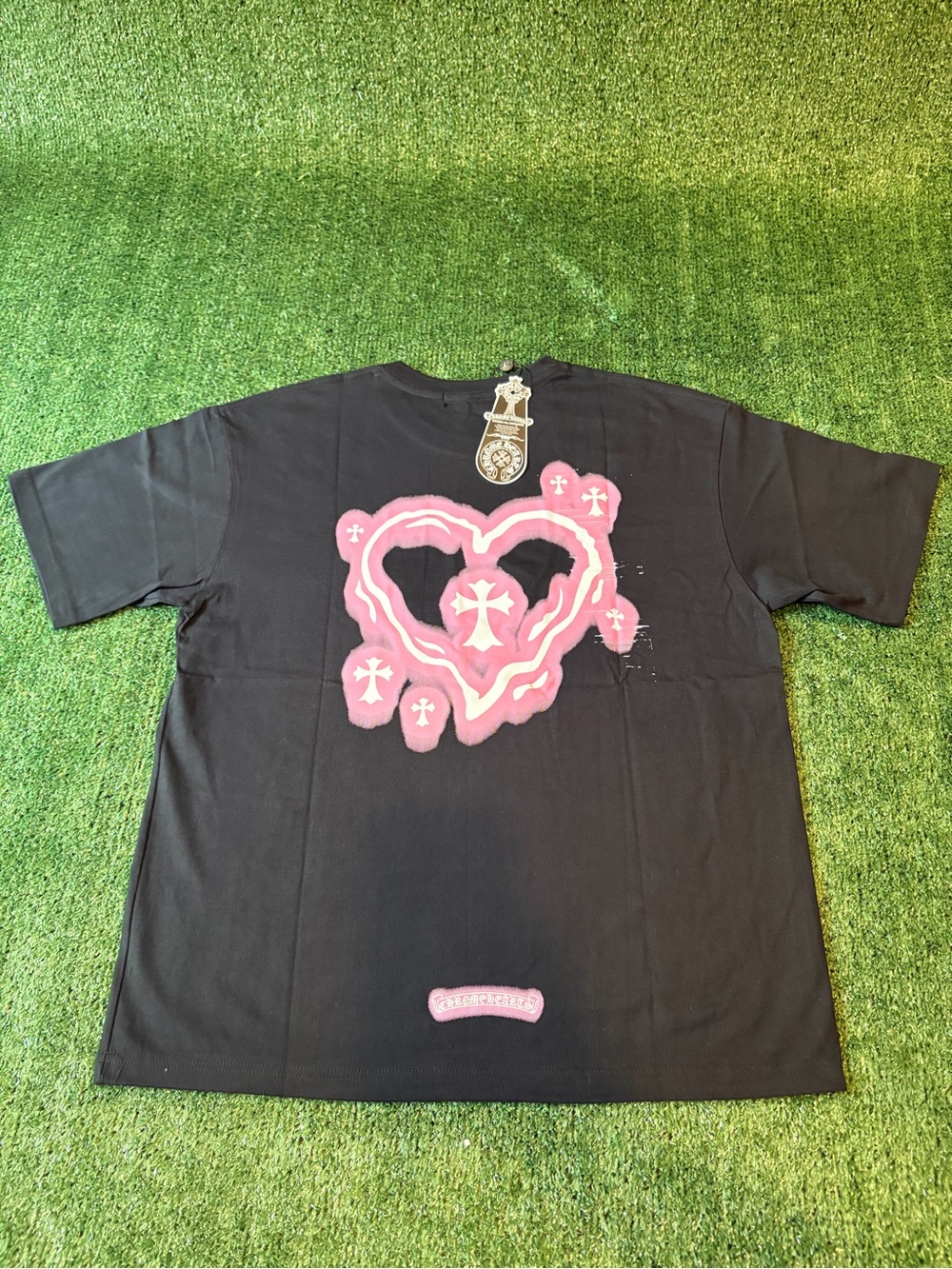 Chrome Hearts Black T‑Shirt with White Logo Tag - Picture 3 of 7